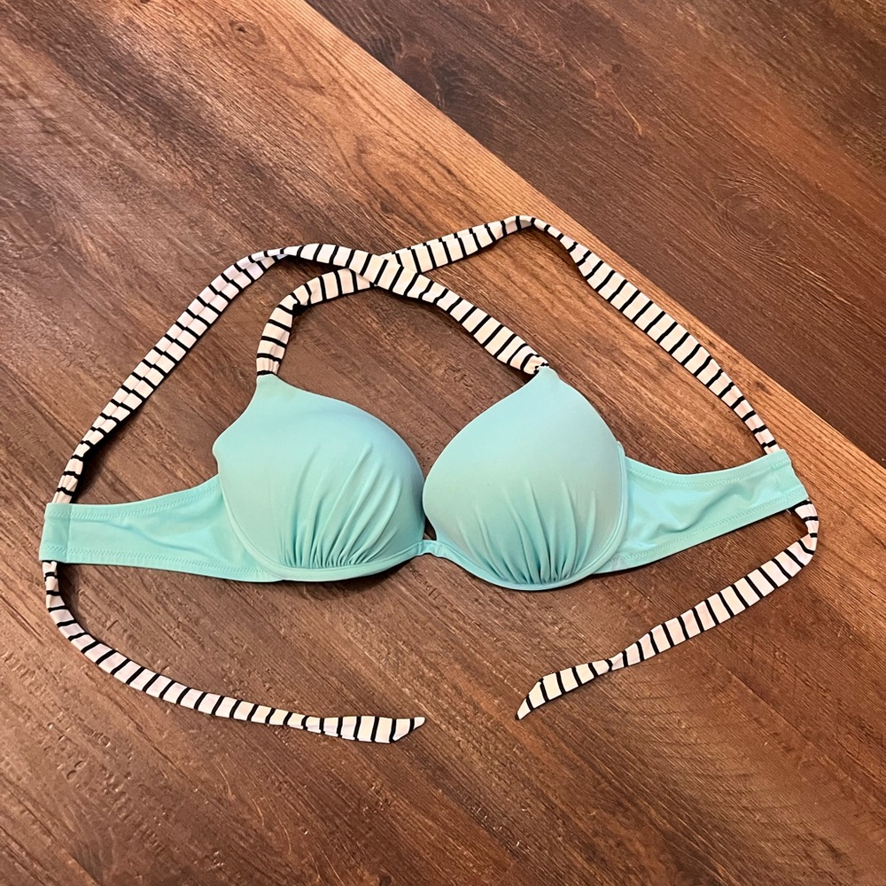 ‼️LAST CHANCE SALE‼️ VICTORIA SECRET Gorgeous Pushup Bikini Top Seafoam Aqua 34C